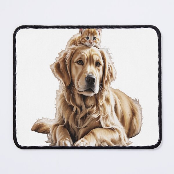 Item preview, Cute Dog and Cat Friendship – Adorable Pet Design designed and sold by joyorashop.