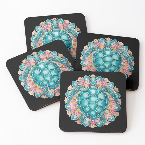 Item preview, Maori Sea Turtle Ocean Animal Mandala Turtle designed and sold by fferomananul.