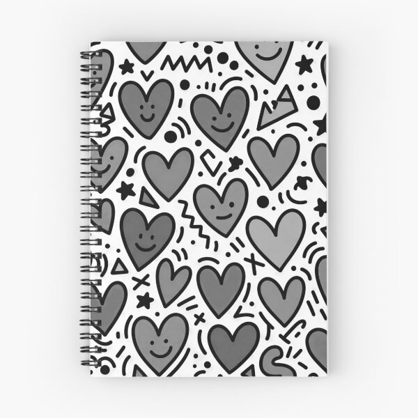 Item preview, Colorful Doodle Hearts Pattern Cute Pop Art Love Seamless Background designed and sold by Timegraf.