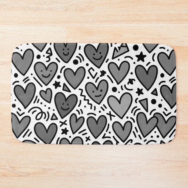 Item preview, Colorful Doodle Hearts Pattern Cute Pop Art Love Seamless Background designed and sold by Timegraf.