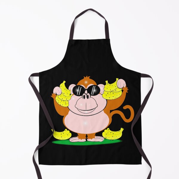 Item preview, Cool Monkey Loving Bananas designed and sold by Shirley cute art .
