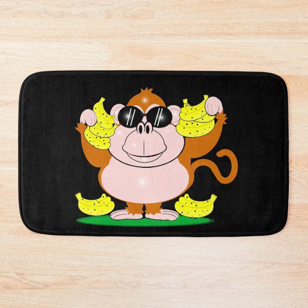 Item preview, Cool Monkey Loving Bananas designed and sold by Shirley cute art .