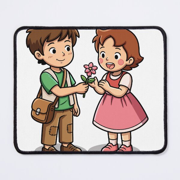 Item preview, A Sweet Moment – Peter Giving Heidi a Flower ? designed and sold by MTacher.