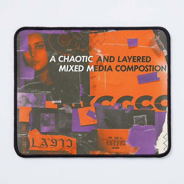Item preview, Mixed Media  Vintage Grunge Collage Typography Collection Design designed and sold by ART ATTACK ZONE.