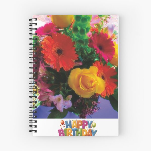 Item preview, Happy Birthday - Rainbow Bunch - GIGA GORGEOUS BLOOMS designed and sold by Giga Gorgeous Blooms.
