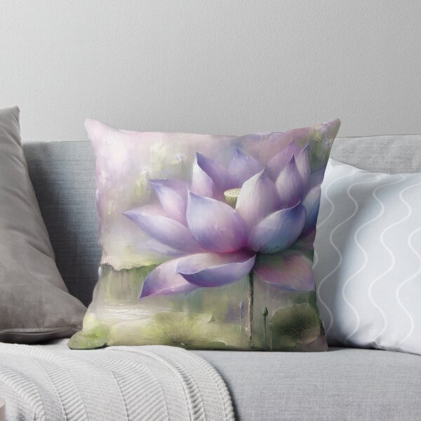 Artikelvorschau, Zen-Yoga-Design mit lila Lotusblume entworfen und verkauft von AhimsaCreative.