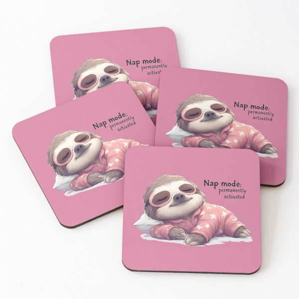 Item preview, Nap Mode Permanently Activated Cute Sloth Pajama Aesthetic Hoodie designed and sold by UrbanPrts.