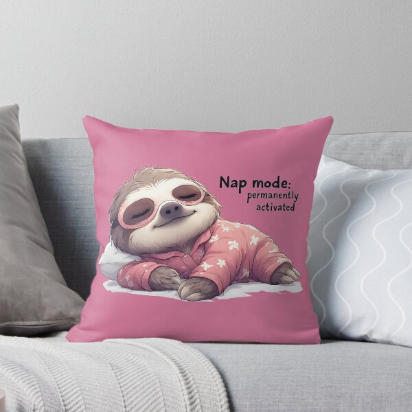Item preview, Nap Mode Permanently Activated Cute Sloth Pajama Aesthetic Hoodie designed and sold by UrbanPrts.