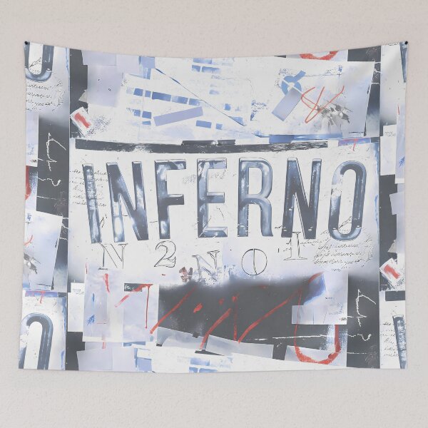 Item preview, Inferno Vintage Grunge Collage Typography Collection Design designed and sold by ART ATTACK ZONE.