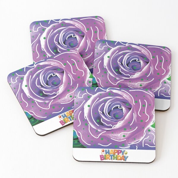 Item preview, Happy Birthday - Purple Giga Dot - Gorgeous Giga Blooms designed and sold by Giga Gorgeous Blooms.