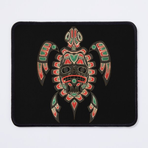 Item preview, Kabile Kaplumbağası Totem - Pasifik Kuzeybatı Yerli Tarzı Sanat designed and sold by ArtVibeLabStore.
