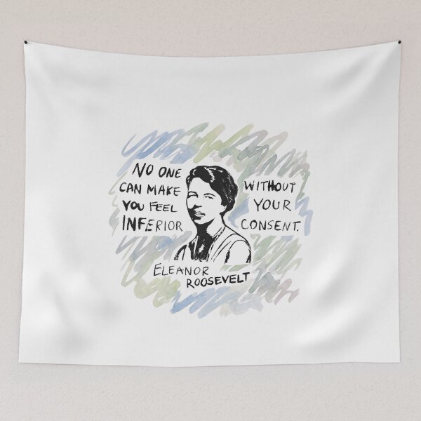 Item preview, Eleanor Roosevelt: Quiet Confidence Watercolor Portrait designed and sold by fruitfuLIFEstudio.