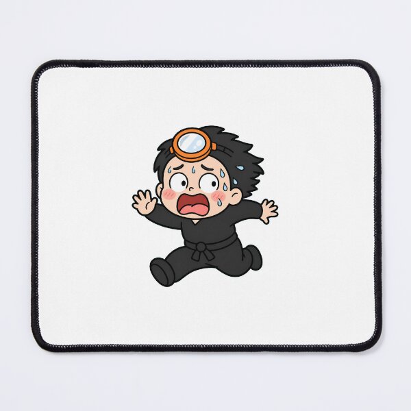 Item preview, KOREA HAENAM - Cute Chibi Character Running Away Scared Sticker designed and sold by KOREA-HAENAM.