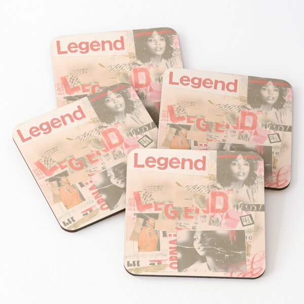Item preview, Legend Vintage Grunge Collage Typography Collection Design designed and sold by ART ATTACK ZONE.