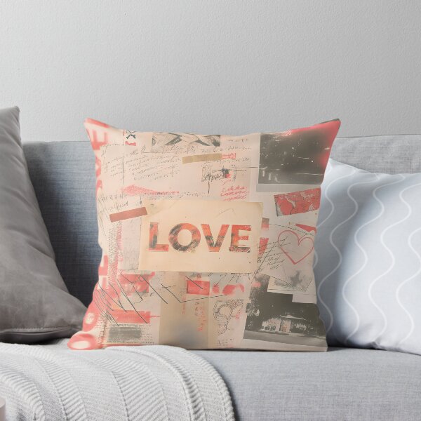 Item preview, Love Retro Vintage Grunge Collage Typography Collection Design designed and sold by ART ATTACK ZONE.