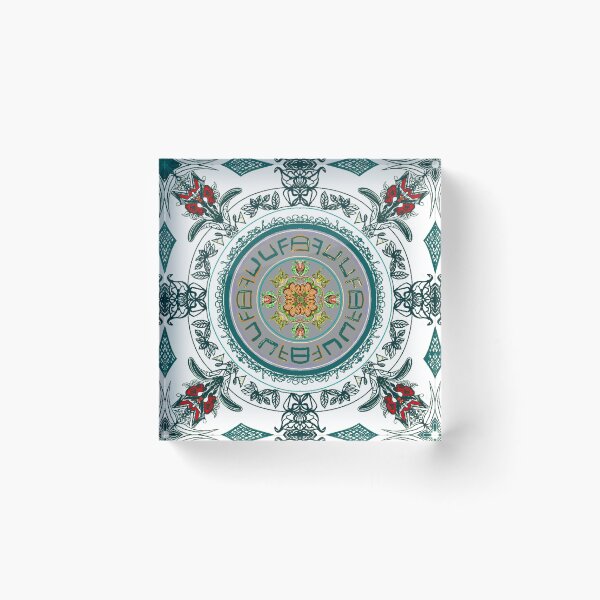 Item preview, Life in the circle -teal designed and sold by Reatoriadesigns.