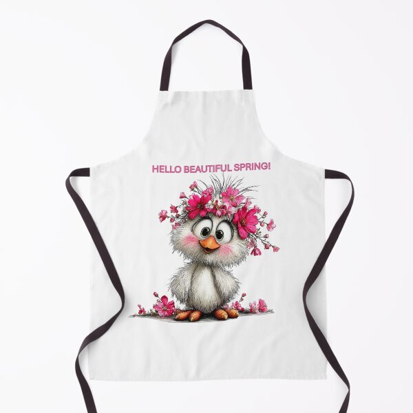 Item preview, Cute Spring Chick with Pink Flowers designed and sold by Astralia.
