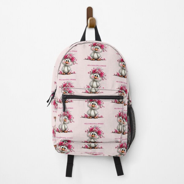 Item preview, Cute Spring Chick with Pink Flowers designed and sold by Astralia.