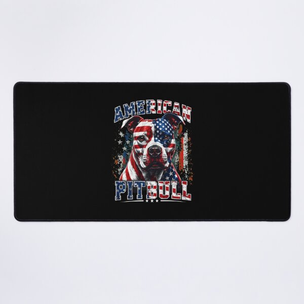 Item preview, American Pitbull Patriotic Flag Dog T-Shirt designed and sold by OlyvieArt.
