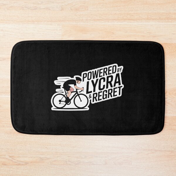 Item preview, Powered by Lycra & Regret Cycling Sticker - Father's Day Gift designed and sold by FestivityFinds.