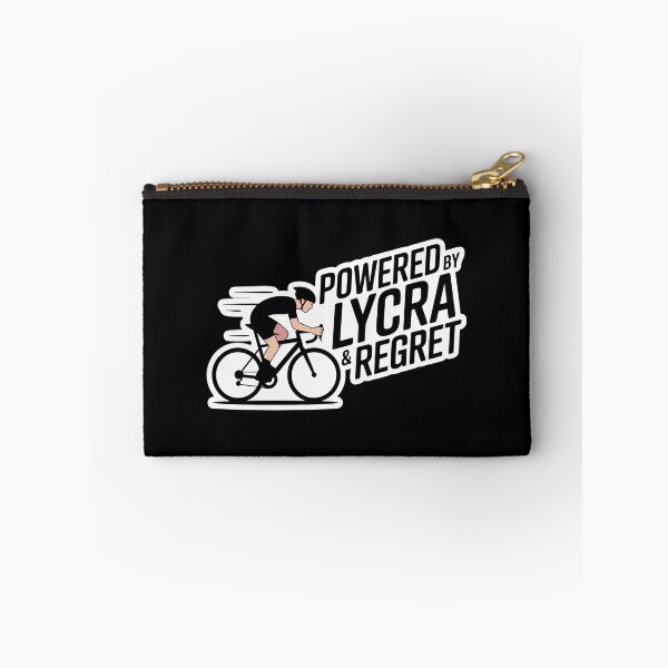 Item preview, Powered by Lycra & Regret Cycling Sticker - Father's Day Gift designed and sold by FestivityFinds.