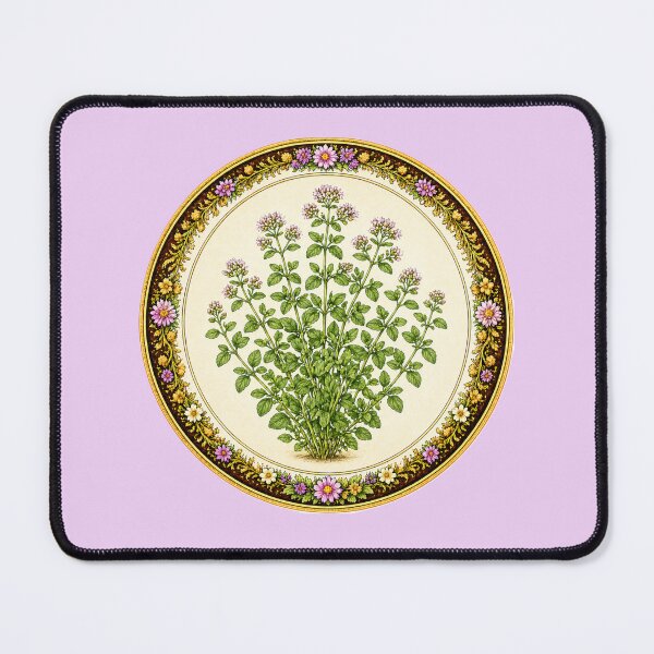 Item preview, Marjoram – Gentle Garden Harmony Herb Portrait designed and sold by TheJoyfulPen.