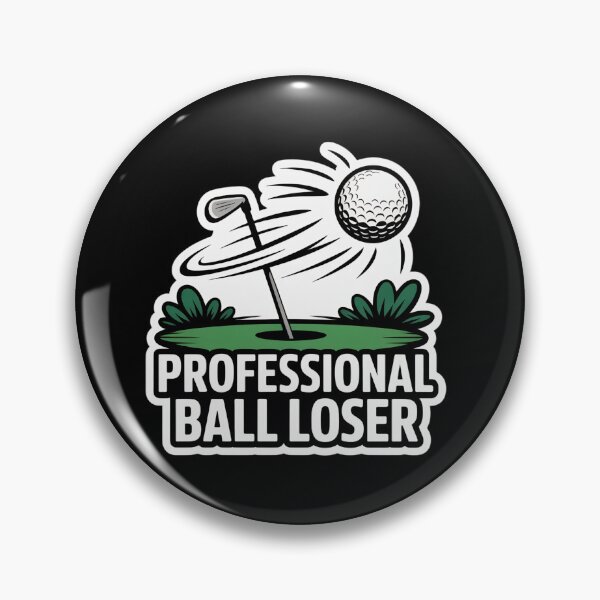 Item preview, Professional Ball Loser Golf Sticker - Funny Golfing Humor Decal designed and sold by FestivityFinds.