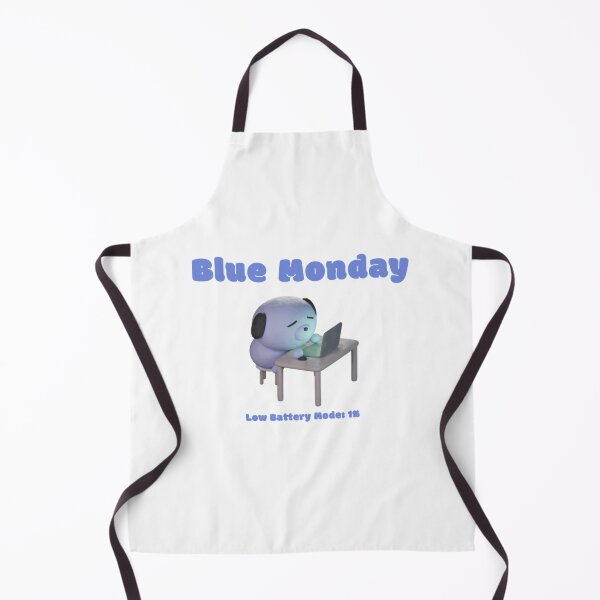 Artikelvorschau, Blue Monday Burnout Low Battery Mode Puppy entworfen und verkauft von MoodPuppyLab.