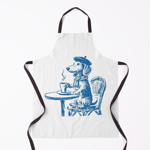 Item preview, Dachshund Parisian Coffee Sketch Dog Art designed and sold by OlyvieArt.