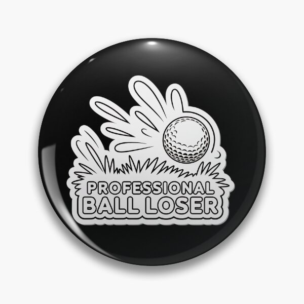 Item preview, Funny Father's Day Golf Sticker - Professional Ball Loser designed and sold by FestivityFinds.