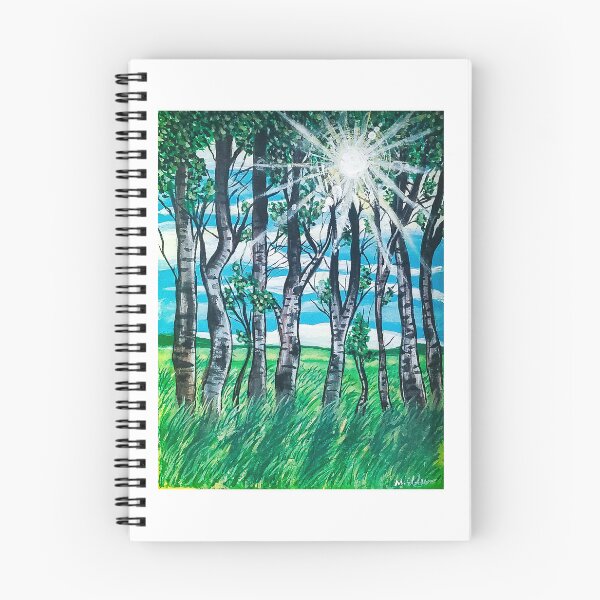 Item preview, Summer Birch Trees in the Morning designed and sold by Eldey Originals.
