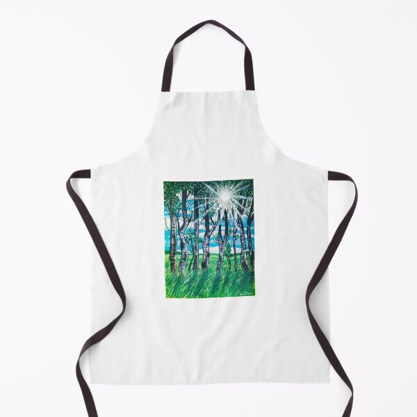 Item preview, Summer Birch Trees in the Morning designed and sold by Eldey Originals.