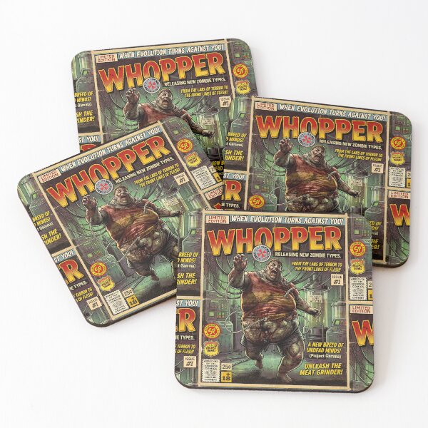 Item preview, Resident Evil 6 Whopper Retro Comic Cover Art designed and sold by Back2Collage.