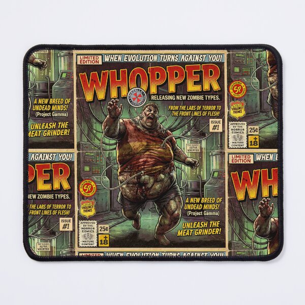 Item preview, Resident Evil 6 Whopper Retro Comic Cover Art designed and sold by Back2Collage.