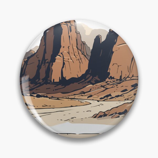 Item preview, Jordan Desert Wonders Vintage Travel Illustration designed and sold by PixelWaveBD.