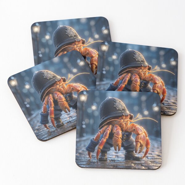 Item preview, Hermit Crab Bobby Walks His Beat designed and sold by Tridentulus.