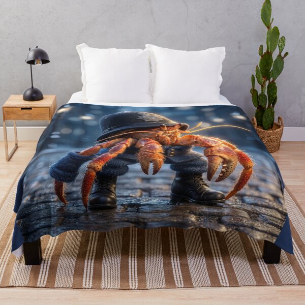 Item preview, Hermit Crab Bobby Walks His Beat designed and sold by Tridentulus.