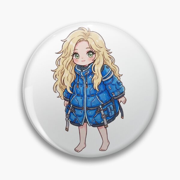 Item preview, Pragmata Diana : Kawaii doodle ! designed and sold by 1434s.