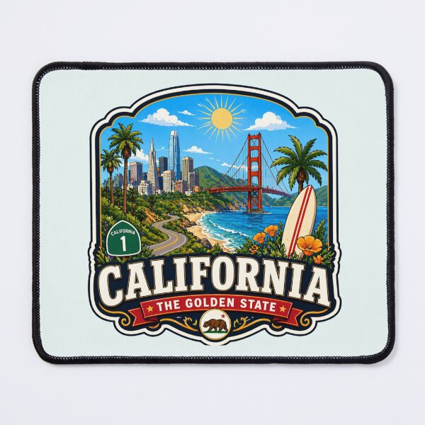 Item preview, California - The Golden State designed and sold by Myra365Art.