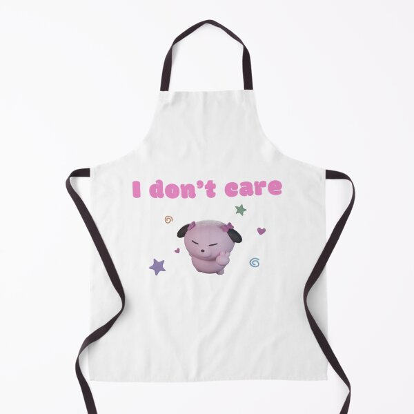 Item preview, I Dont Care Pink Puppy Peace Sign Aesthetic designed and sold by MoodPuppyLab.