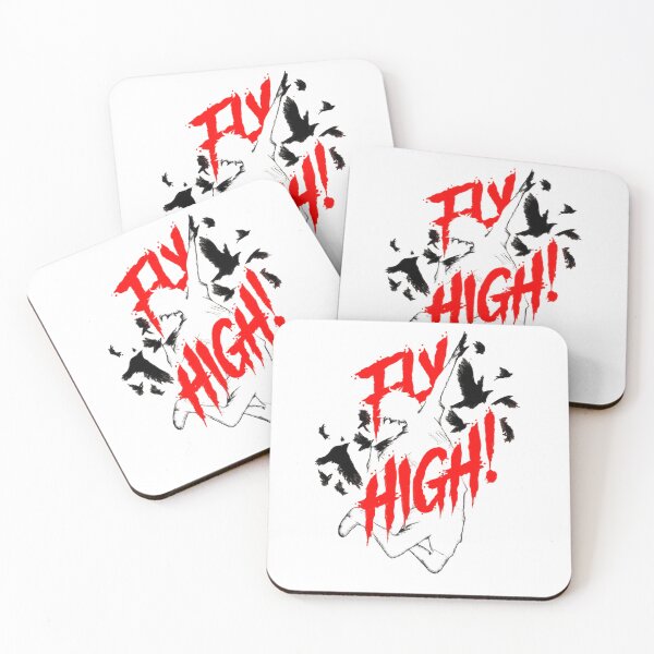 Item preview, Fvck High Graffiti Sticker | Dark Aesthetic Red Black Typography | Edgy Streetwear Design designed and sold by Pinpondesigns.