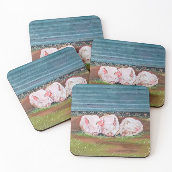 Item preview, Three Sleeping Little Pigs designed and sold by Eldey Originals.