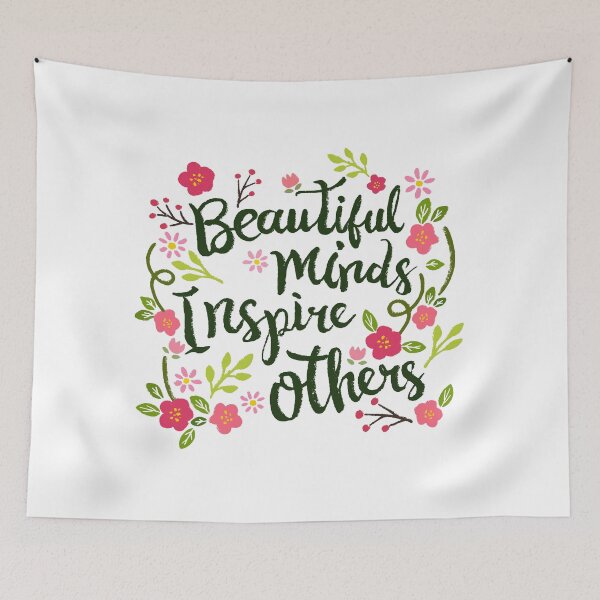 Item preview, Beautiful Minds Inspire Others designed and sold by mcraft studio.