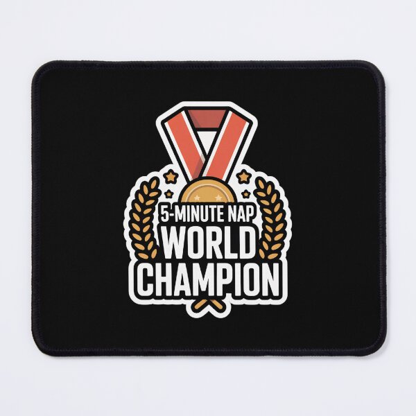Item preview, Funny Dad 5 Minute Nap World Champion Medal Sticker Fathers Day Gift designed and sold by FestivityFinds.