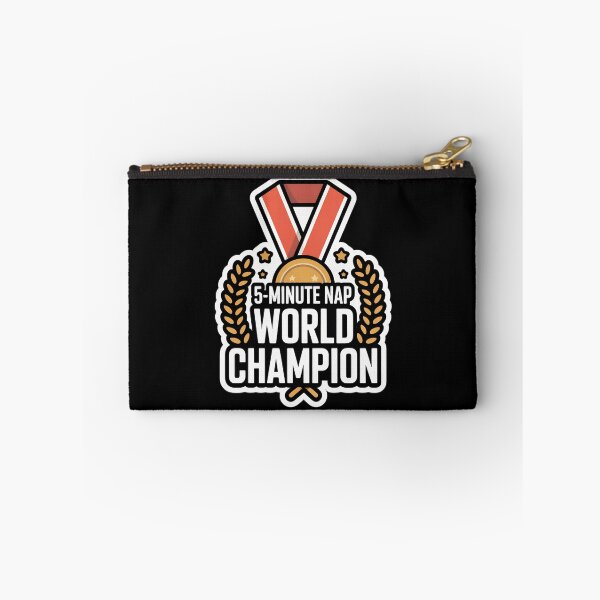 Item preview, Funny Dad 5 Minute Nap World Champion Medal Sticker Fathers Day Gift designed and sold by FestivityFinds.