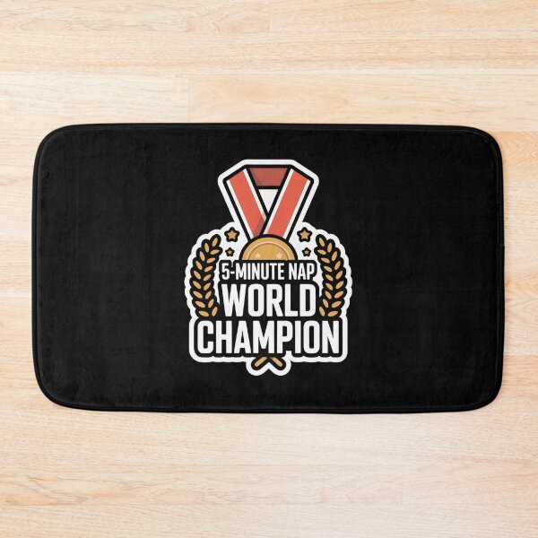 Item preview, Funny Dad 5 Minute Nap World Champion Medal Sticker Fathers Day Gift designed and sold by FestivityFinds.