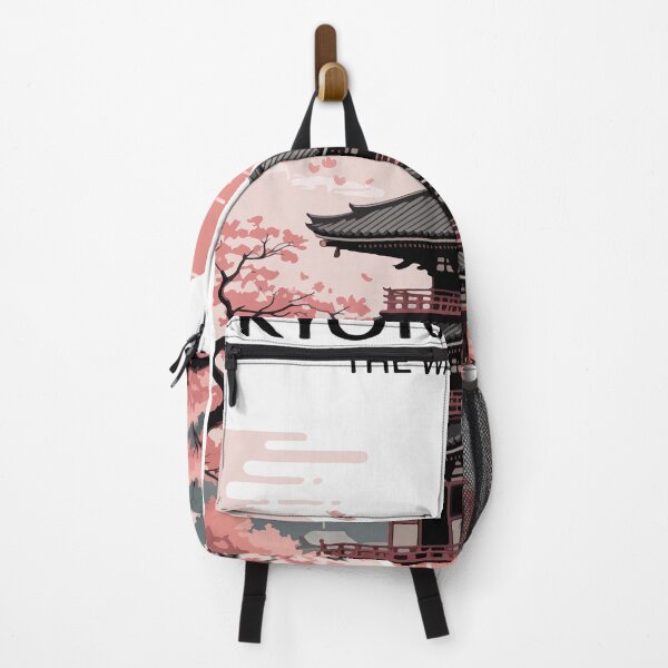 Item preview, Kyoto Japan Zen Pagoda Cherry Blossom Sticker designed and sold by PixelWaveBD.