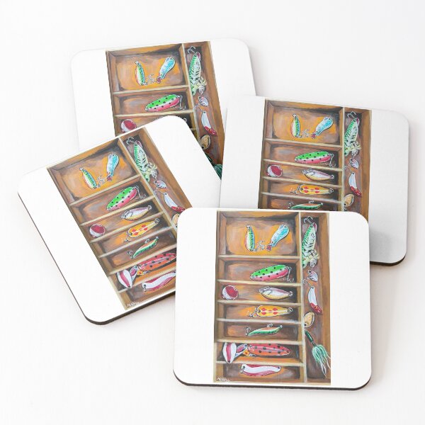 Item preview, Fishing Tackle Box with Fishing Lures designed and sold by Eldey Originals.