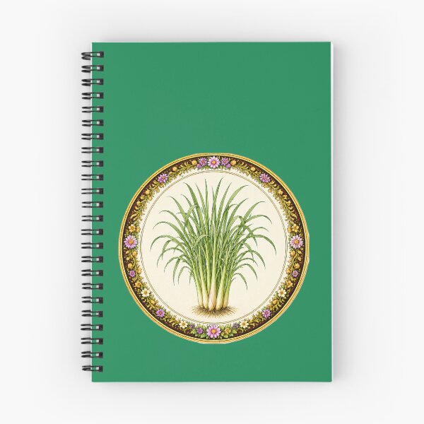 Item preview, Lemongrass – Bright Citrus Breeze Herb Portrait designed and sold by TheJoyfulPen.