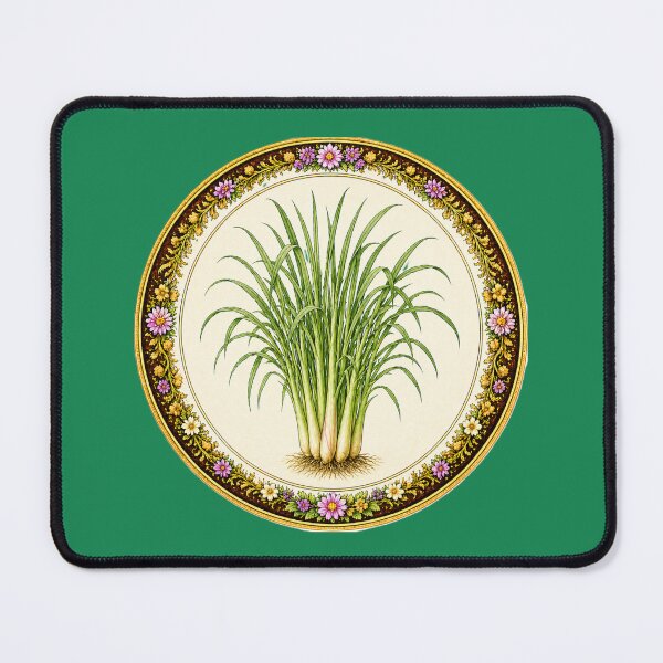 Item preview, Lemongrass – Bright Citrus Breeze Herb Portrait designed and sold by TheJoyfulPen.